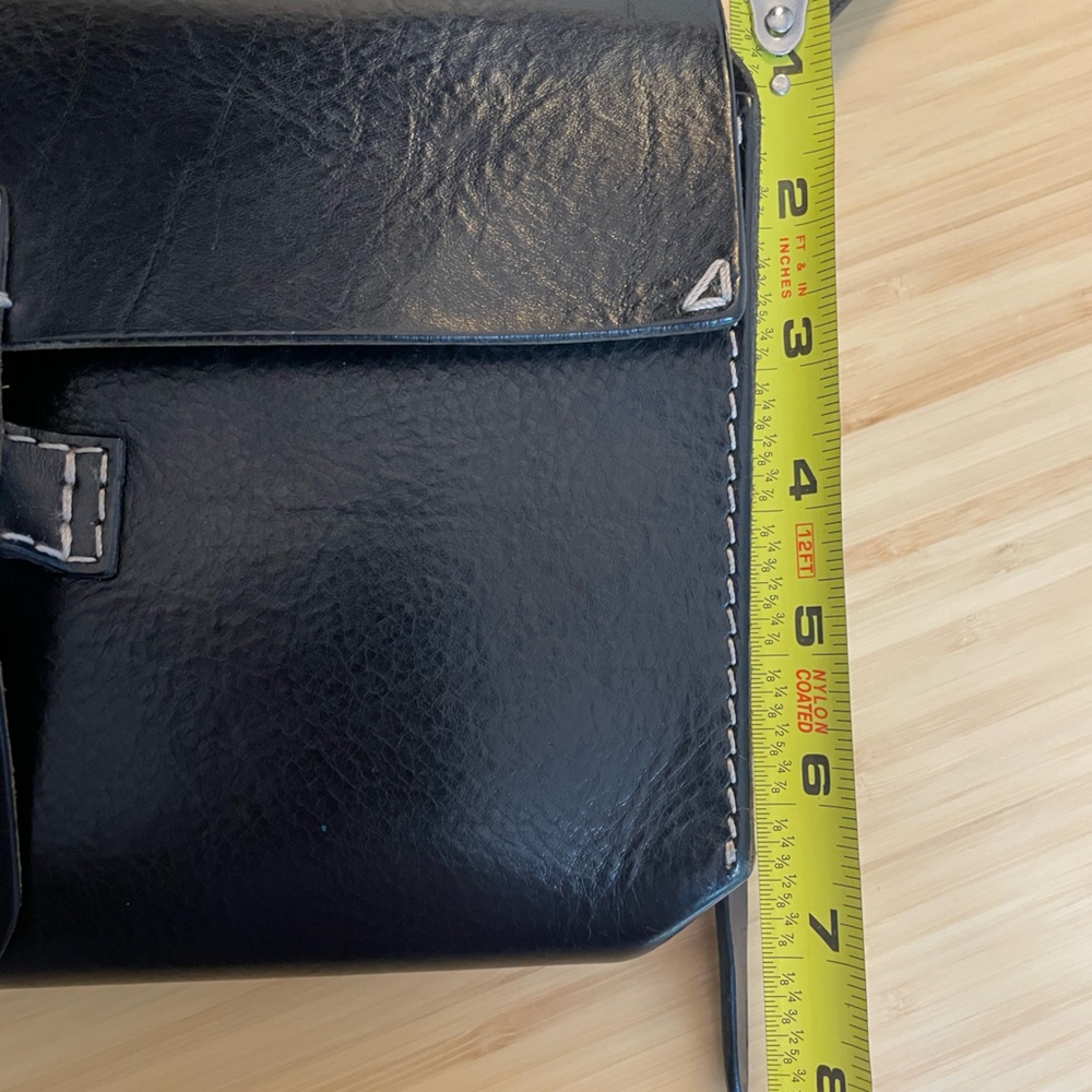 Madewell EUC NWOT Black Leather Crossbody Bag - Picture 3 of 7